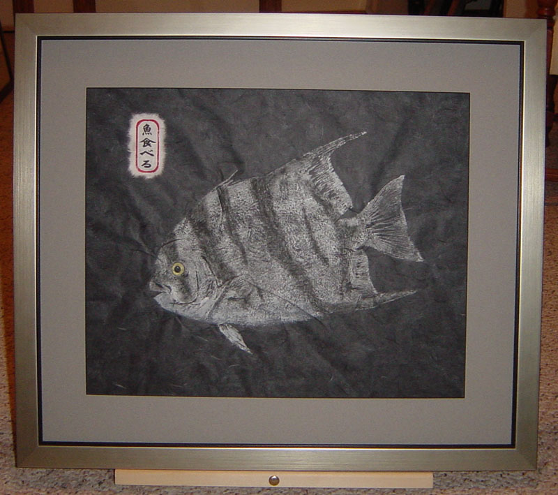 Atlantic Spadefish Fishing - spadefish art