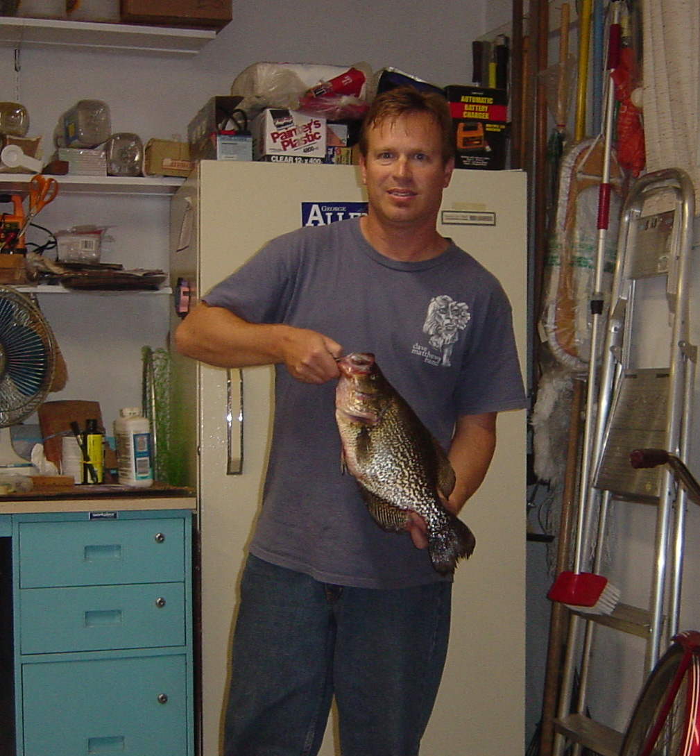 Black Crappie Fishing - Crappie art
