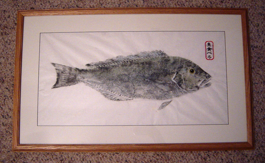 Blueline Tilefish Fishing - Tilefish art